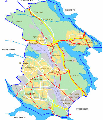 Karta Solna Stockholm | Karta 2020