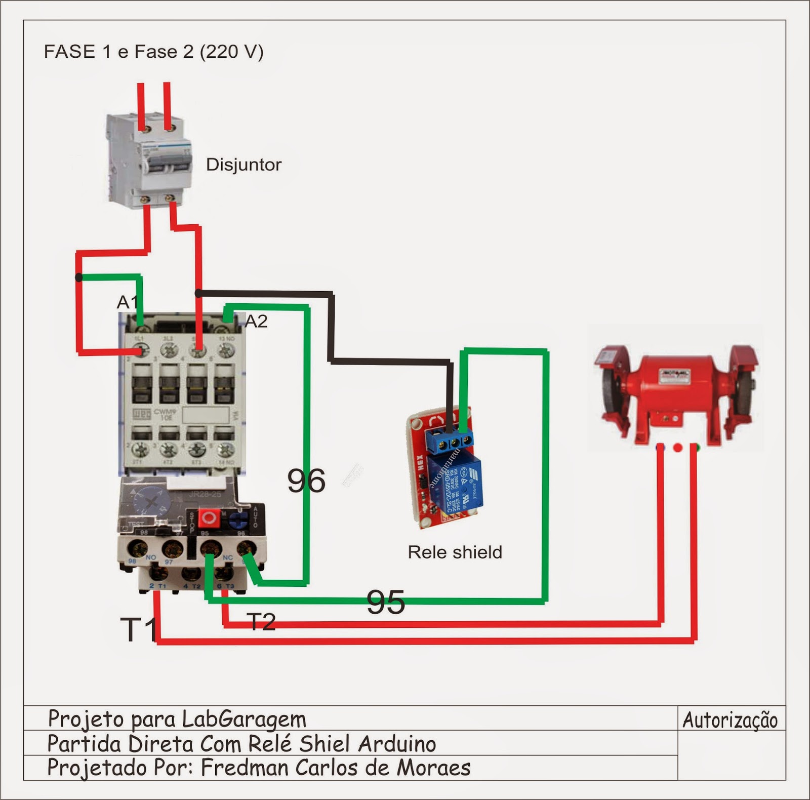 Partida Direta Com Temporizador - RETOEDU