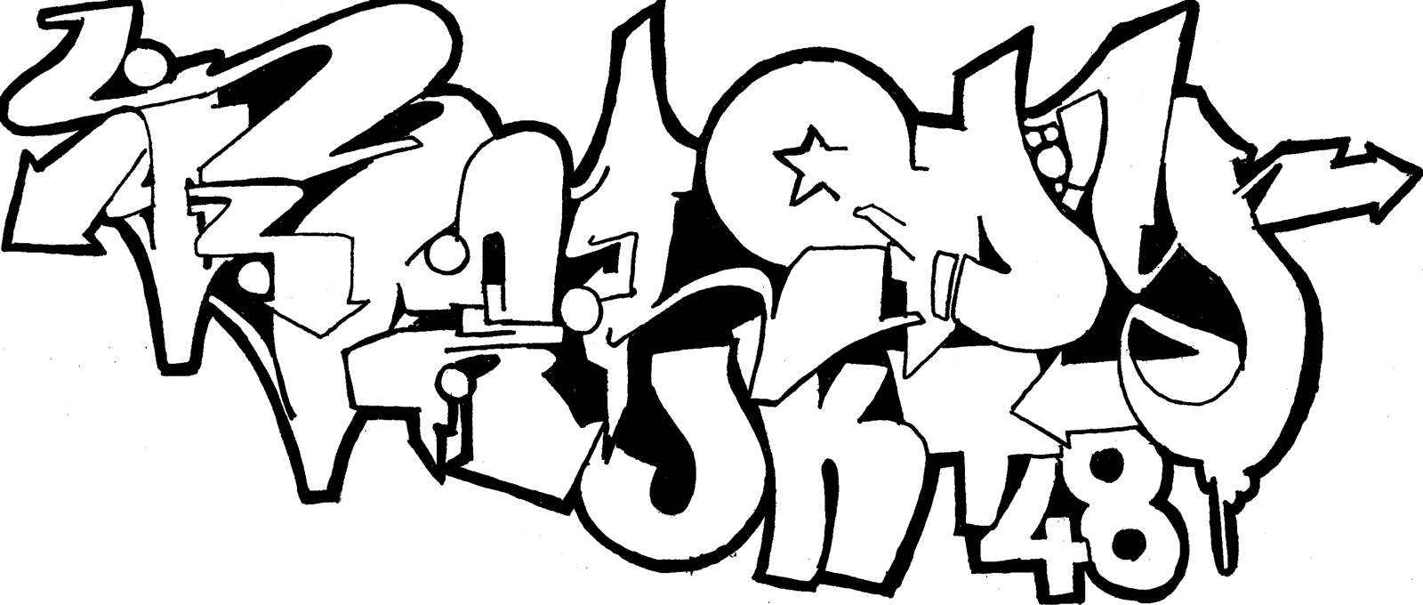 Keluarga Taring Magesa Graffiti Sketch Melody JKT48