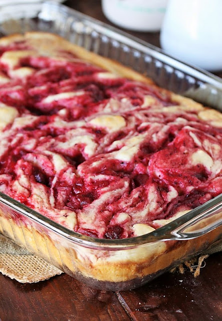 Pan of Cranberry Baked Buttermilk Pancakes Image