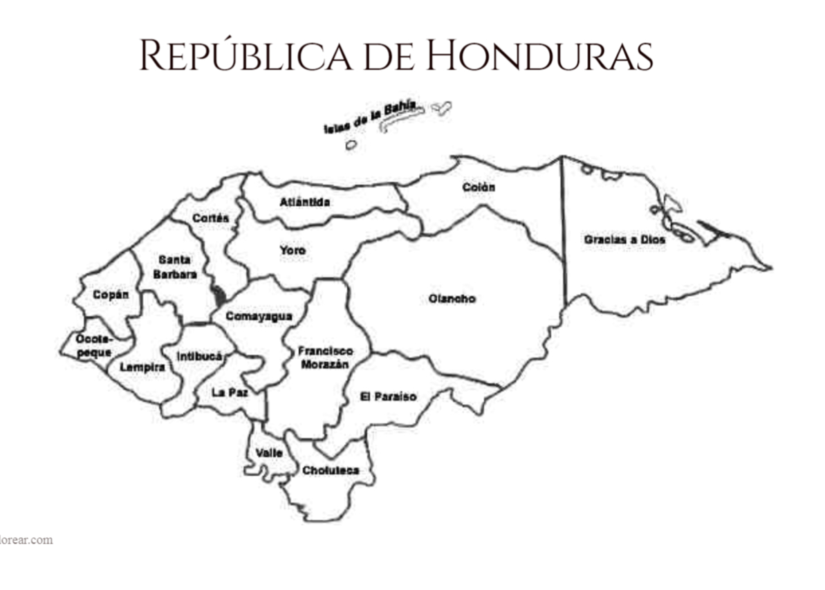 Столица гондураса на карте. Административно-территориальное деление Гондурас. Страна Гондурас на карте. Географическое положение Гондураса.