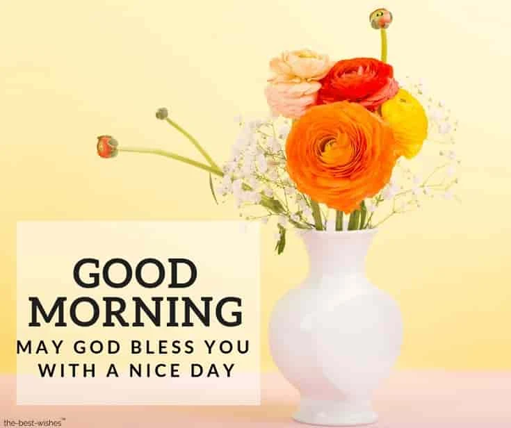 may god bless you wishes with flowers