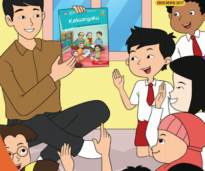 Buku Tematik Kelas 1 Tema Keluargaku Kurikulum 2013 Revisi 2017