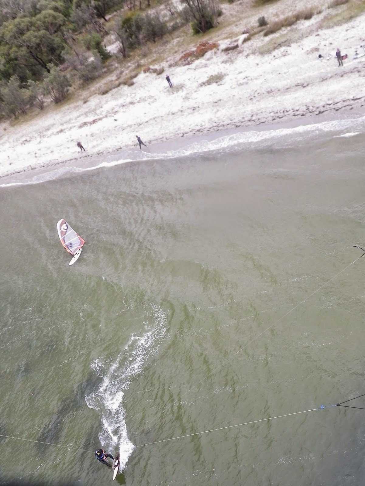 Peter's kitesurfing blog Kitesurfing upwind tour from Rescue Point on