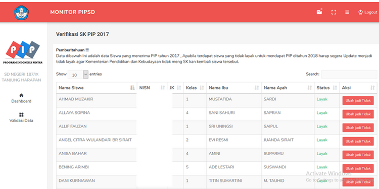 Image Result For Cara Cek Validasi Pip Sd Tahun Infoguruku Image Result For Cara Cek Validasi Pip Sd Tahun Infoguruku