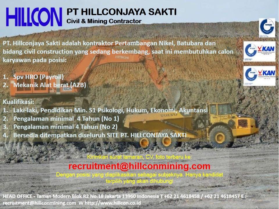 Lowongan Kerja Job Vacancy Hillconjaya Sakti Temukan Lowongan Kerja Lowongan Kerja Job Vacancy Hillconjaya Sakti Temukan Lowongan Kerja