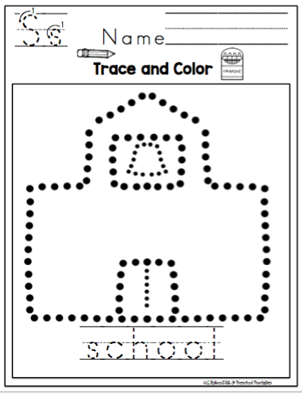 Back To School Tracing Pictures Preschool Printables back-to-school-tracing-pictures-preschool-printables