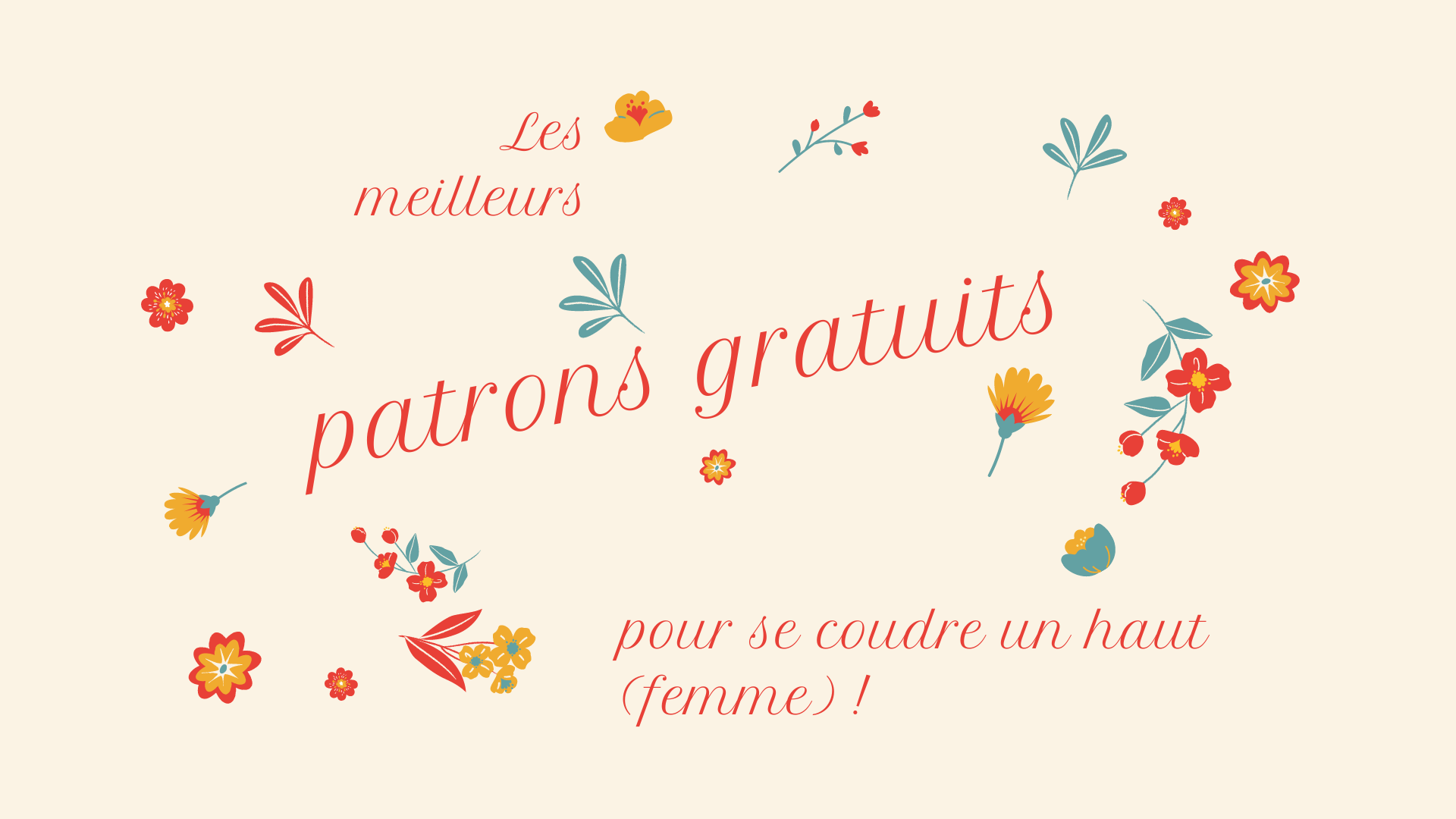 patron couture gratuit