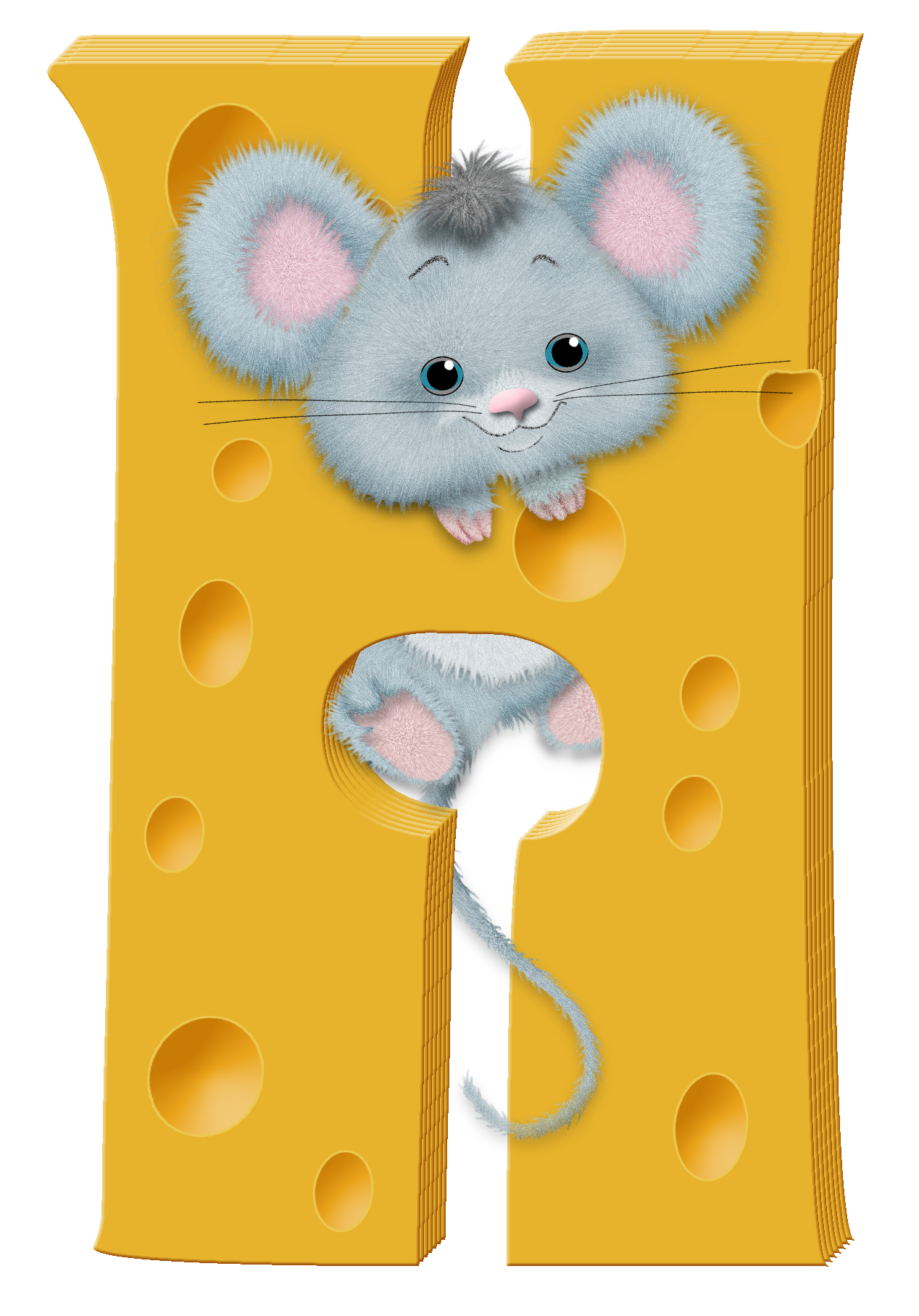 Мышь на н