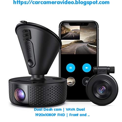 Dual Dash cam | VAVA Dual 1920x1080P FHD | Front and Rear dash camera ...