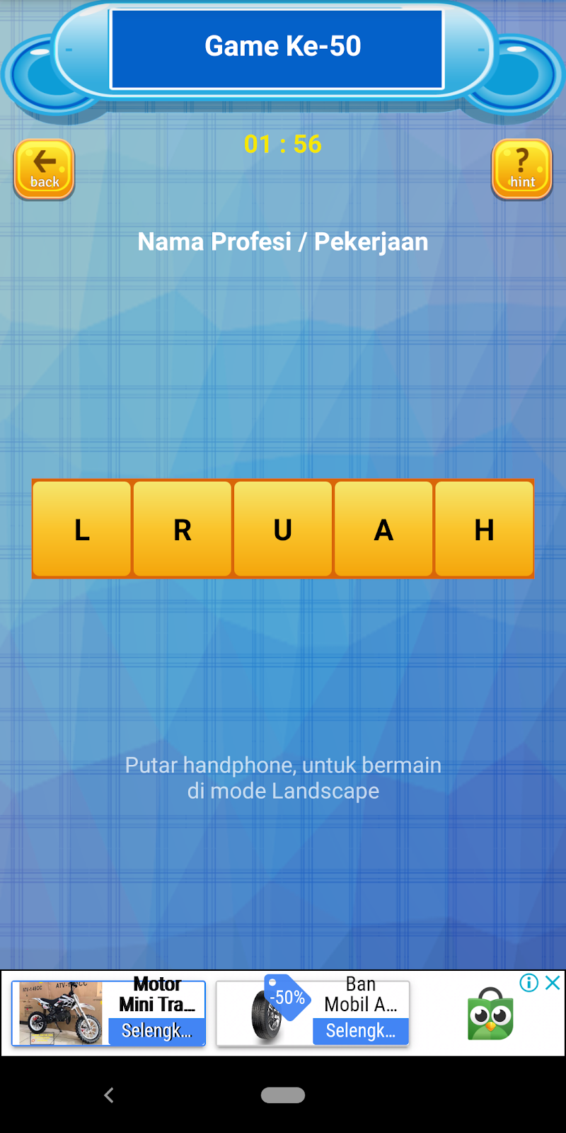 Aneka Info: Kunci Jawaban Susun Kata (Asyncbyte) Game 41-50