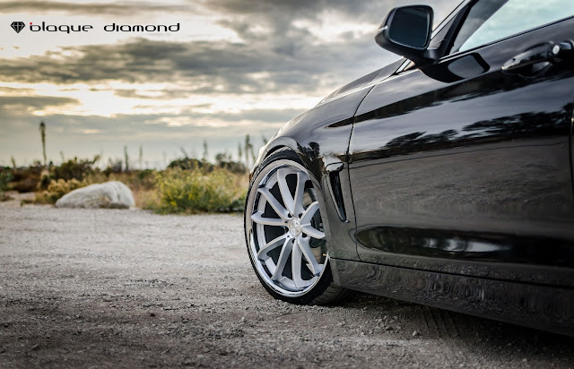 2016 BMW 430i with 20 Inch BD-23’s in Silver w/ Chrome Lip - Blaque Diamond Wheels