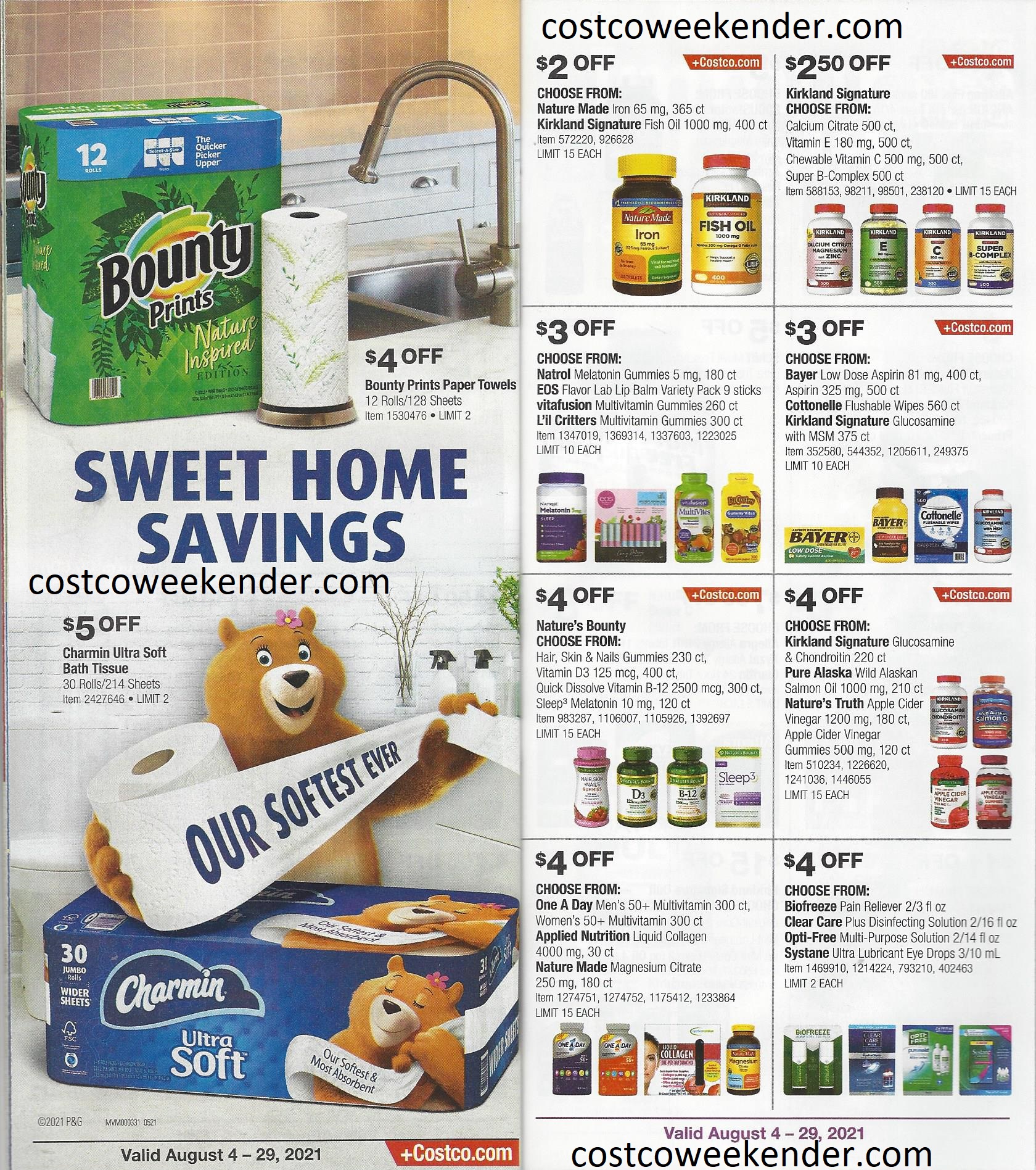 August 2021 Costco Coupon Book Costco Weekender
