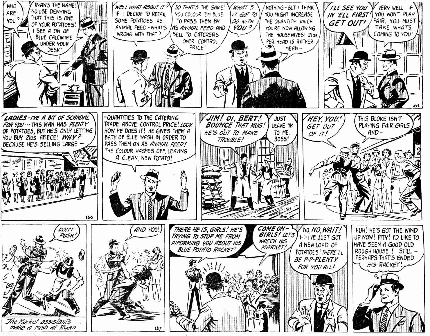 Old-fashioned Comics: Buck Ryan 12 - Smashes The War Racketeers (1941 ...