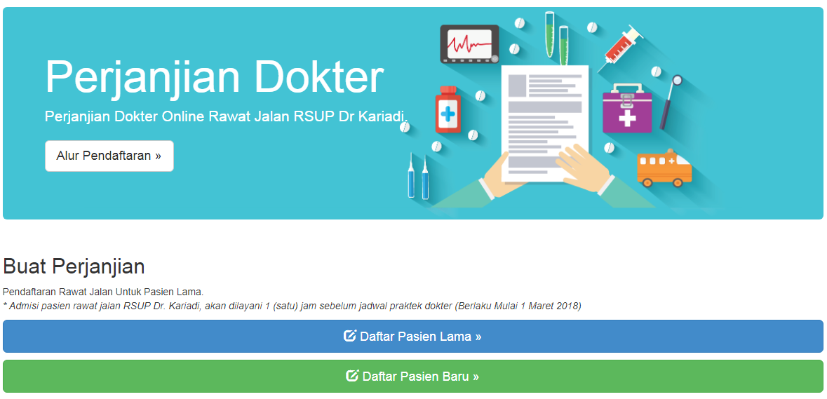 Cara Daftar Online Rawat Jalan Rs Kariadi Semarang