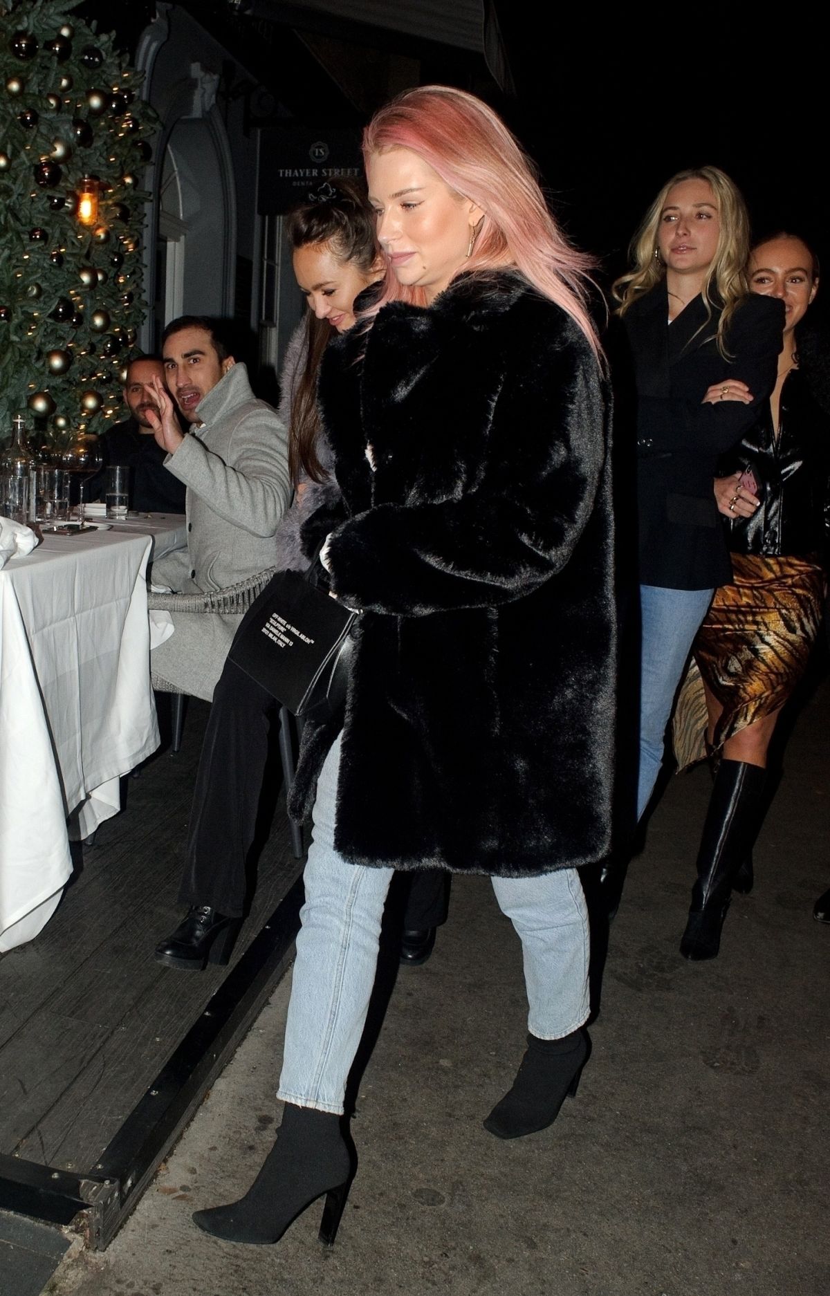 Lottie Moss Arrives at Xier Restaurant in London 12 Dec-2020