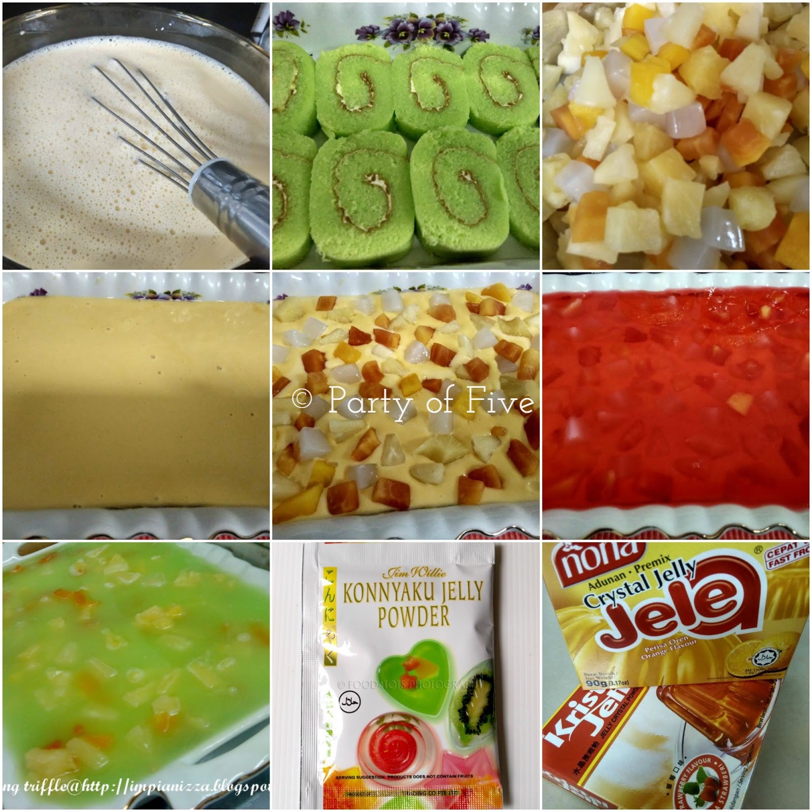 Party Of Five Puding Triffle