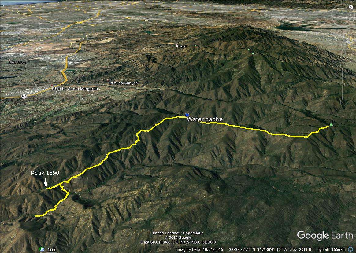 Iron Hiker Los Pinos via Los Pinos Ridge, Peak 1590