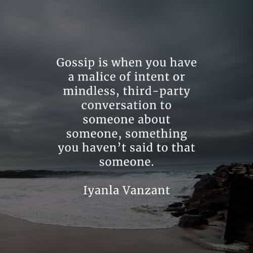 Gossip quotes that will inspire you to act accordingly Gossip quotes that will inspire you to act accordingly