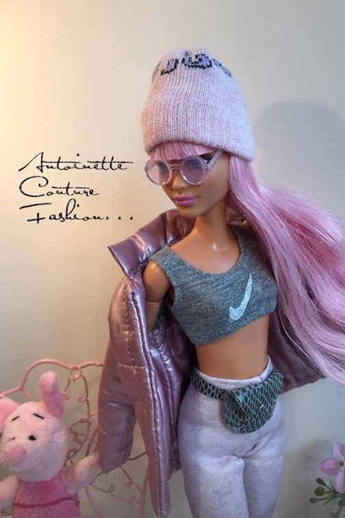Fashion Dolls Couture Unlimited PINK ANORAK Barbie made to move👚👟👓🌸💕