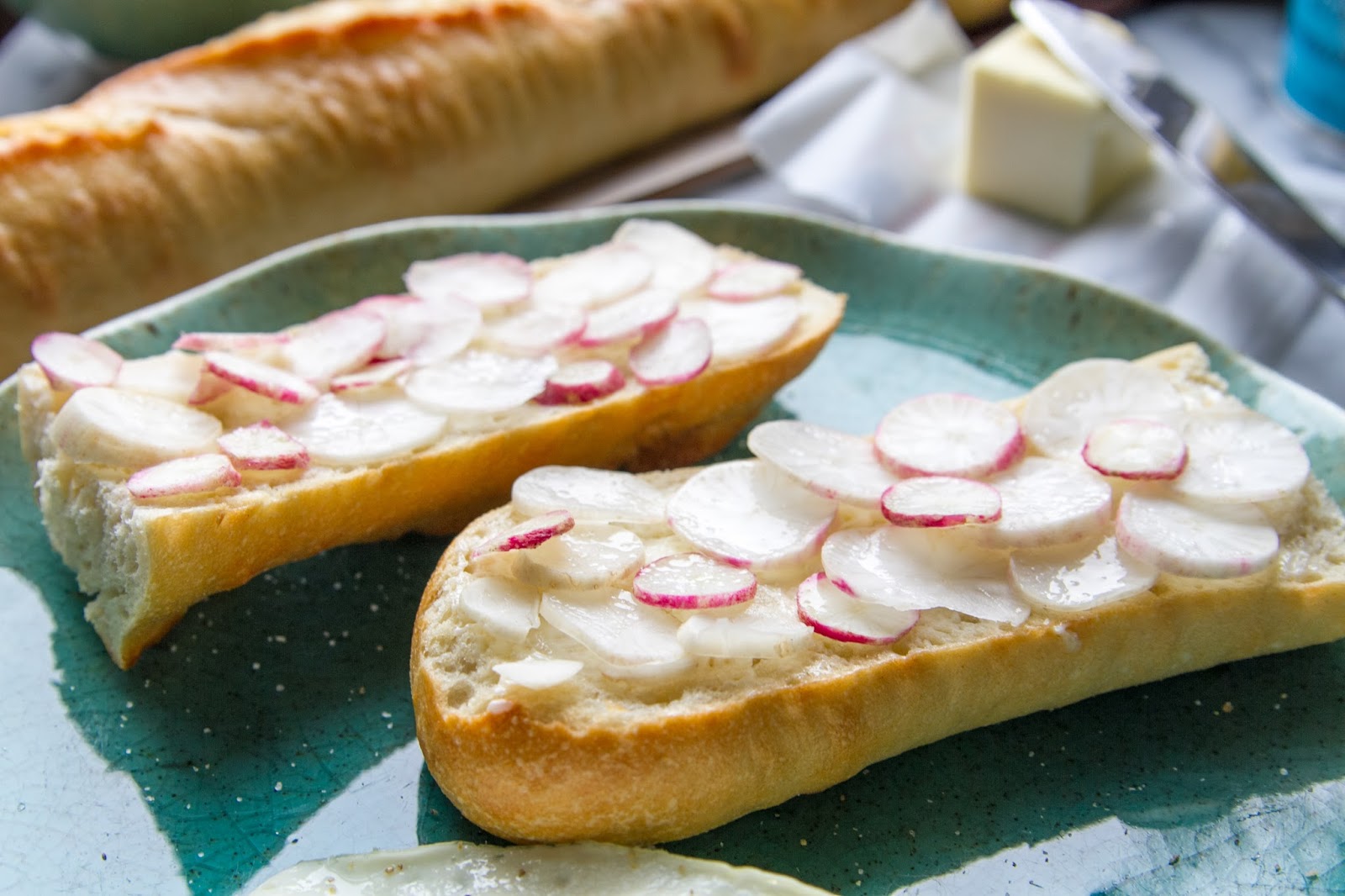 CSA Week 15 French Radishes on Toast