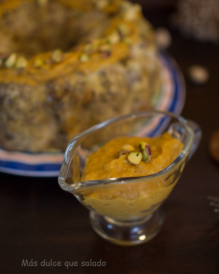 Más dulce que salado Salsa de zanahoria , manzana y cebolla