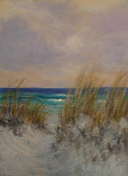 sand dunes beach sunset paintings painting dune coastal fine