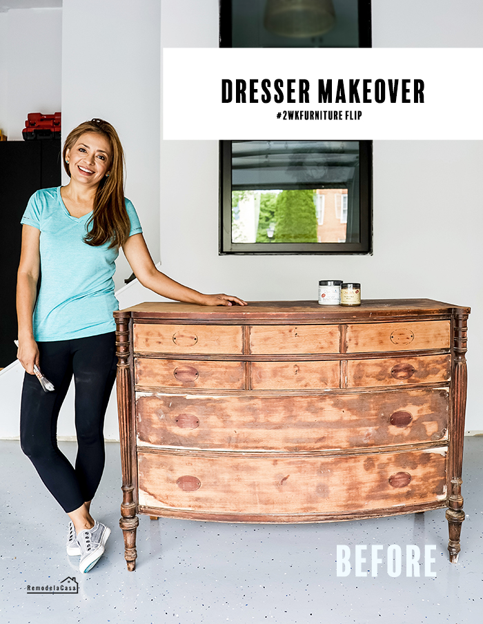 How to Fix and Update an Old Dresser Remodelando la Casa