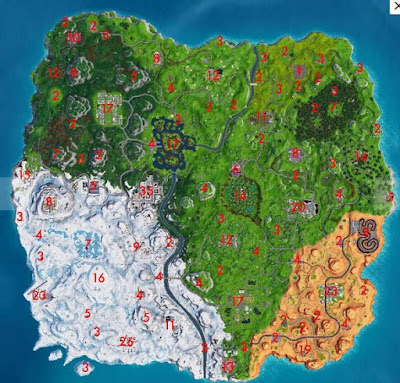 Fortnite, Boogie Bomb, Present Locations Map, Guide