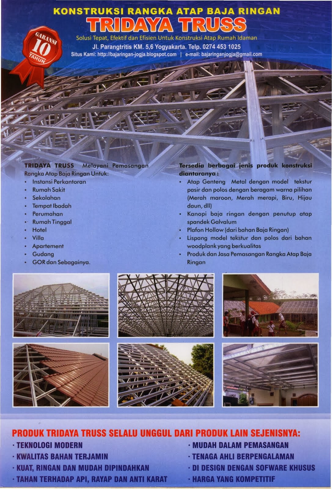 Brosur Tridaya Truss