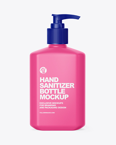 Download Matte Hand Sanitizer Bottle Mockup Yellowimages Mockups