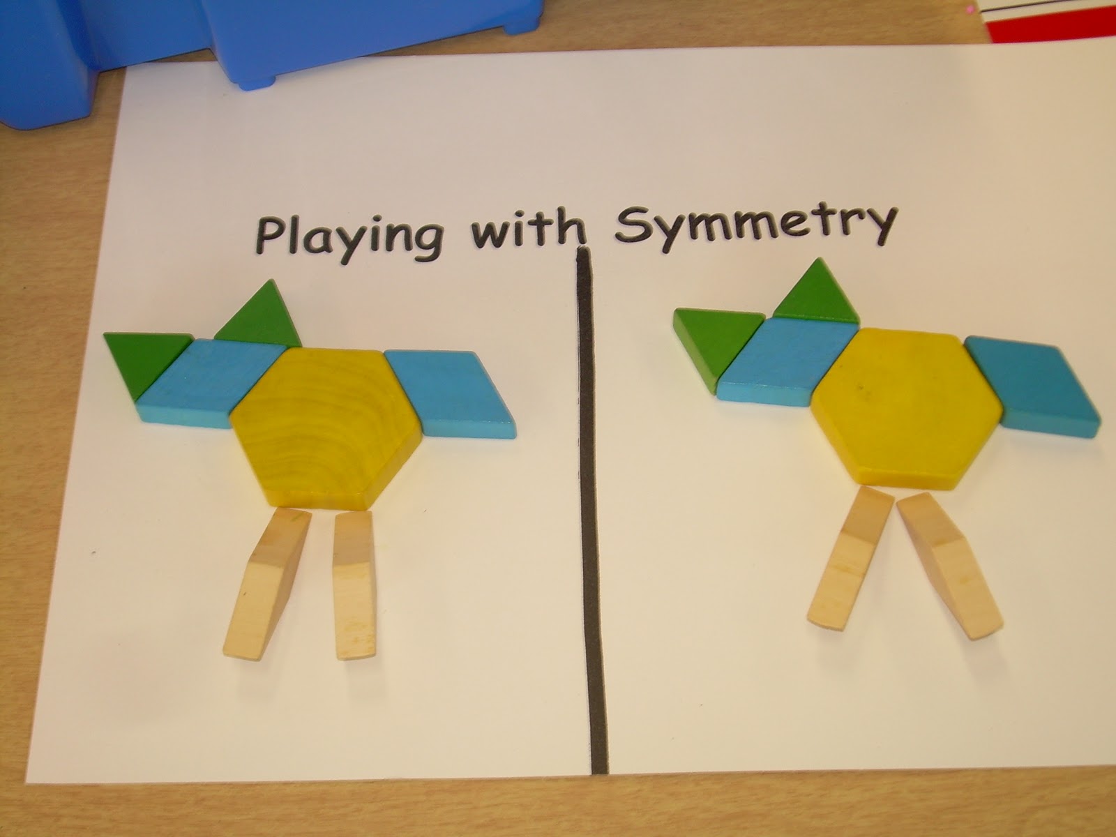 Mrs. Deci's Kindergarten Class: Playing with Symmetry!