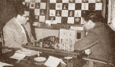 Partida de ajedrez Eduardo Pardo - Santiago Tejero Lamana, semifinal del Campeonato de España 1960