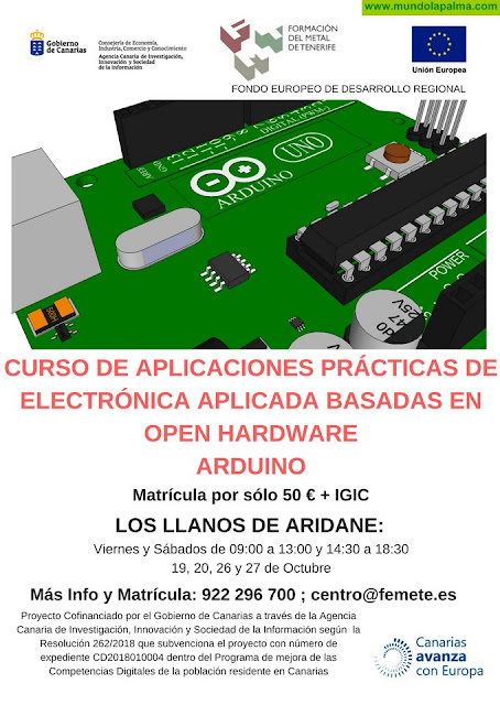 Curso de Aplicaciones Prácticas de Electrónica Aplicada Basadas en Open Hardware Arduino