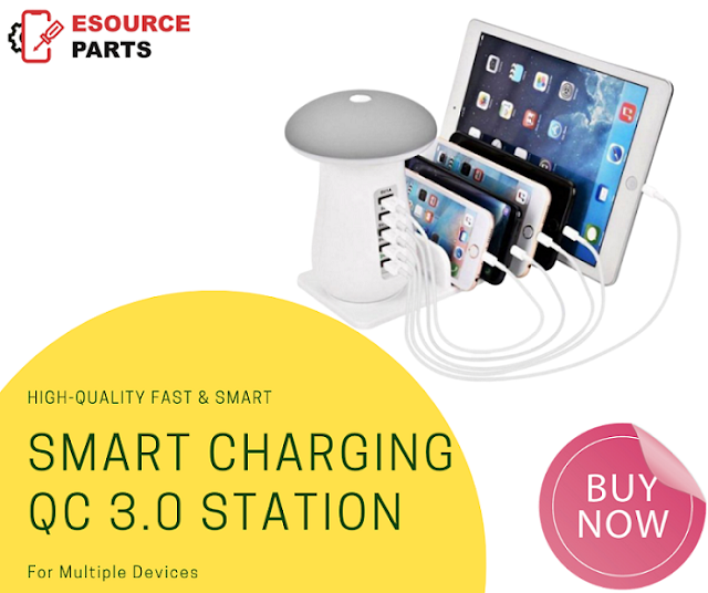  Fast & Smart Charging QC 3.0 Station For Multiple Devices