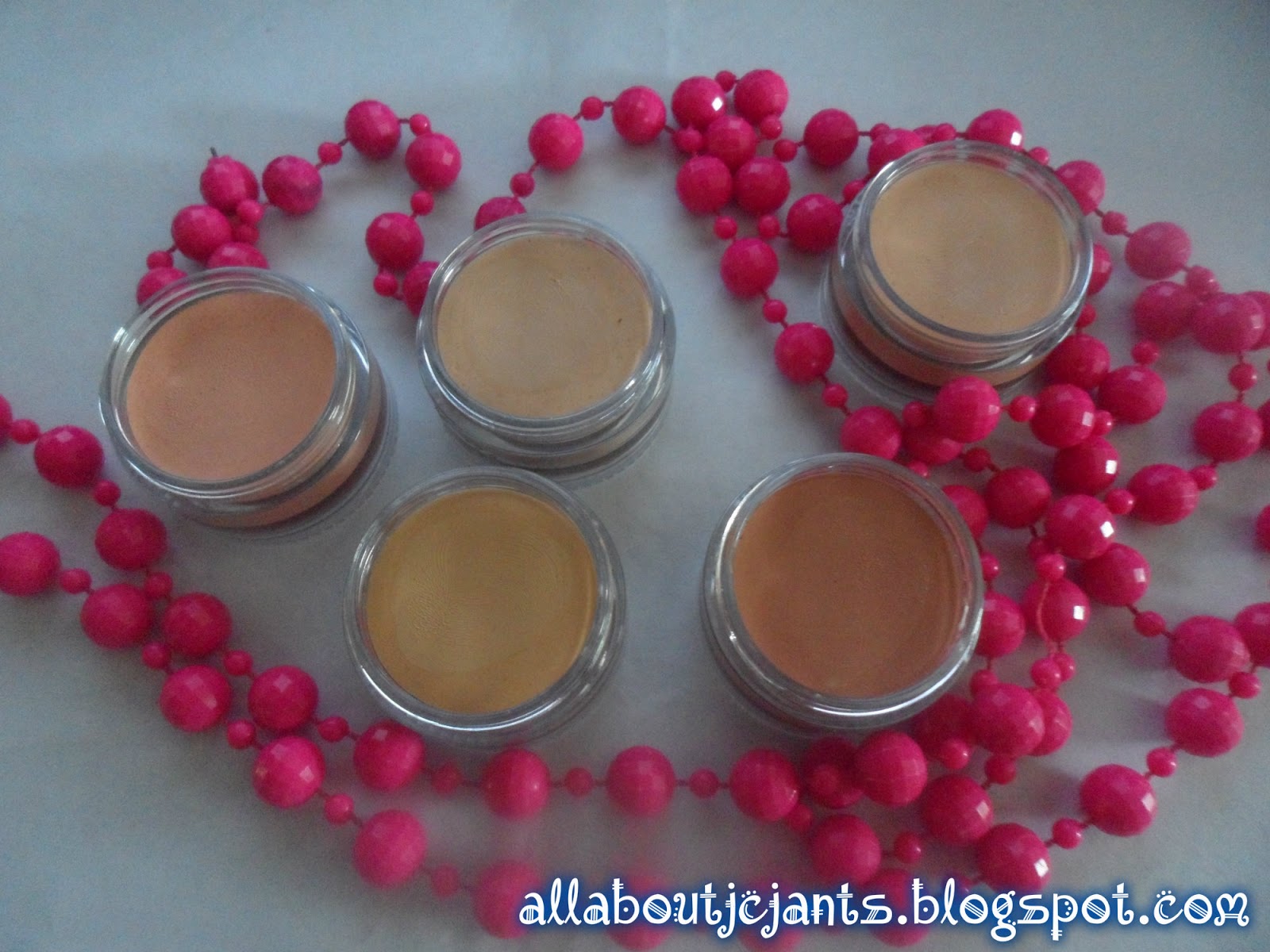 All About JC Jants First Impression Ben Nye 5 stack Neutralizer Concealer