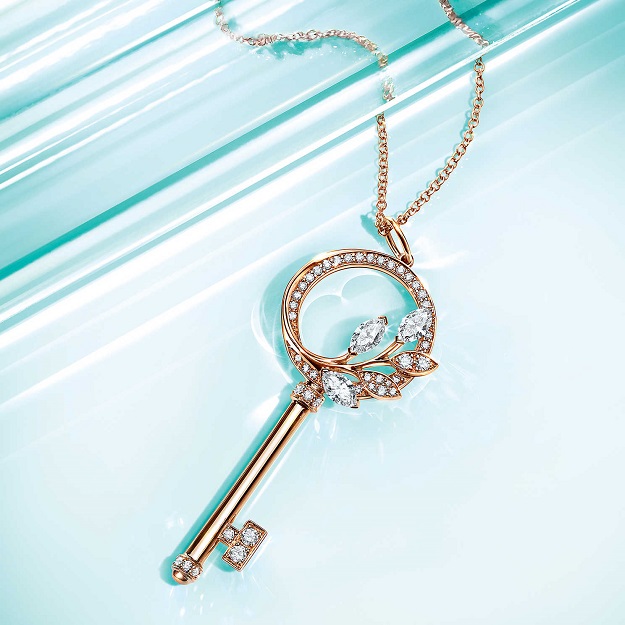 Vine Circle Tiffany Diamond Key Tiffany Tiffany Lock 18Ct- And