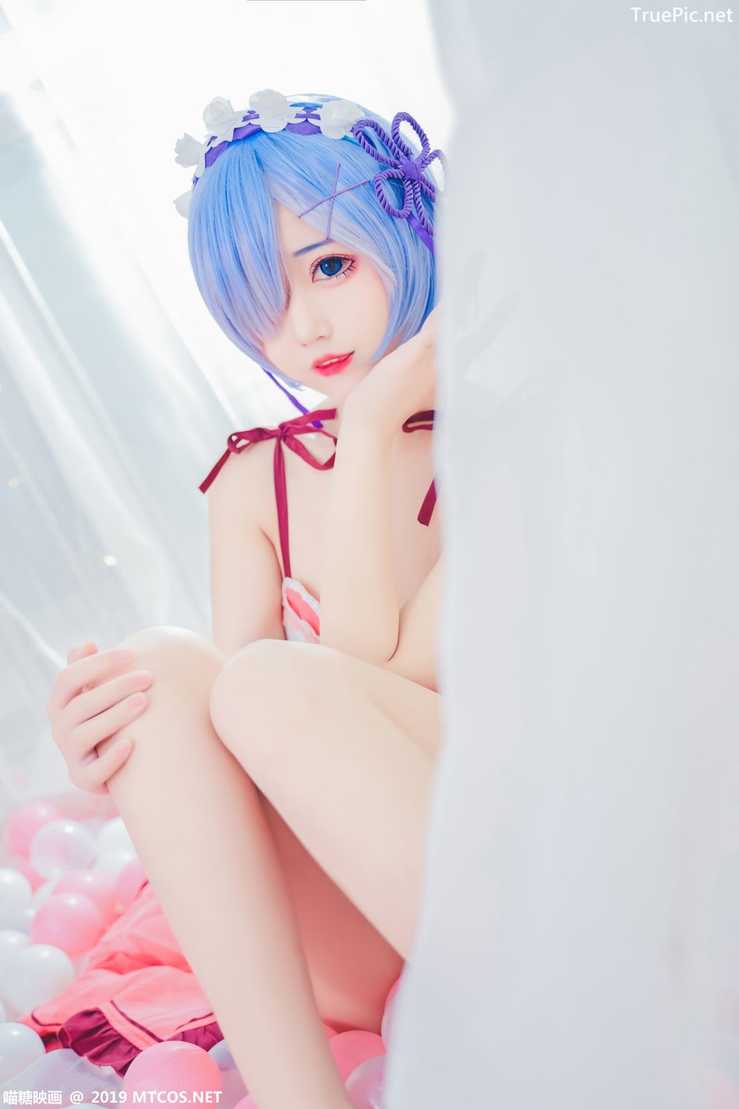 Image [MTCos] 喵糖映画 Vol.018 – Chinese Cute Model – Beautiful Rem Cosplay - TruePic.net - Picture-15