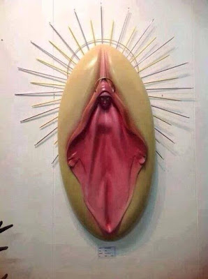 Humor bizarro : Una Virgen parecida a una vagina