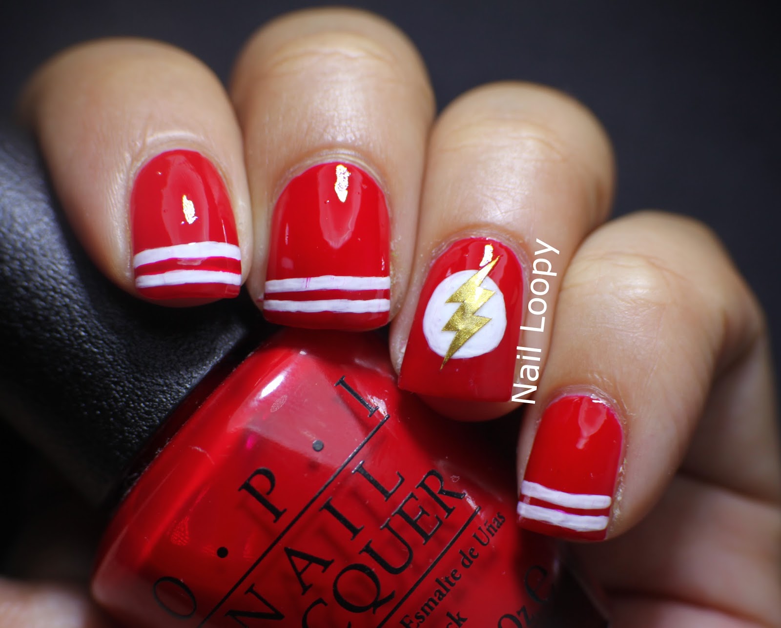 nail loopy: THE FLASH NAILS FOR HALLOWEEN?