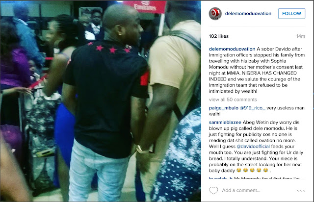 David and Sophia Momodu baby mama drama