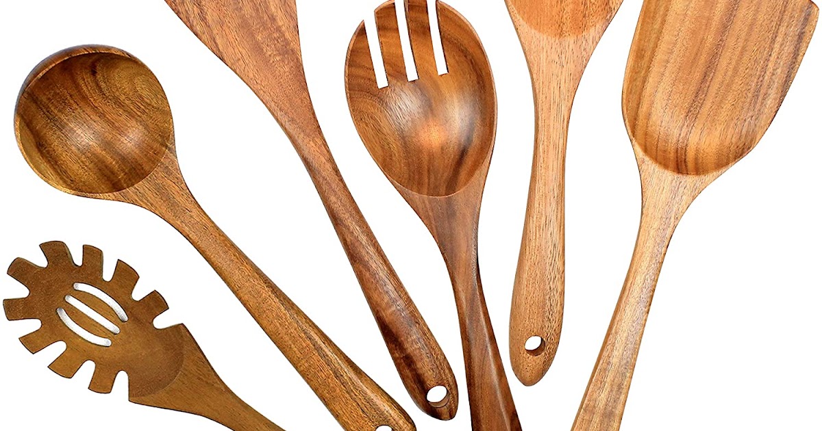 The Best Wooden Utensils for Cooking 6 Pack