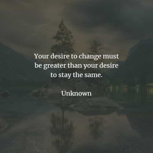 Change in life quotes and sayings to improve yourself