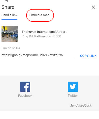 Add google maps live on your website | Step by Step Guide 3 get directions google map HTML code