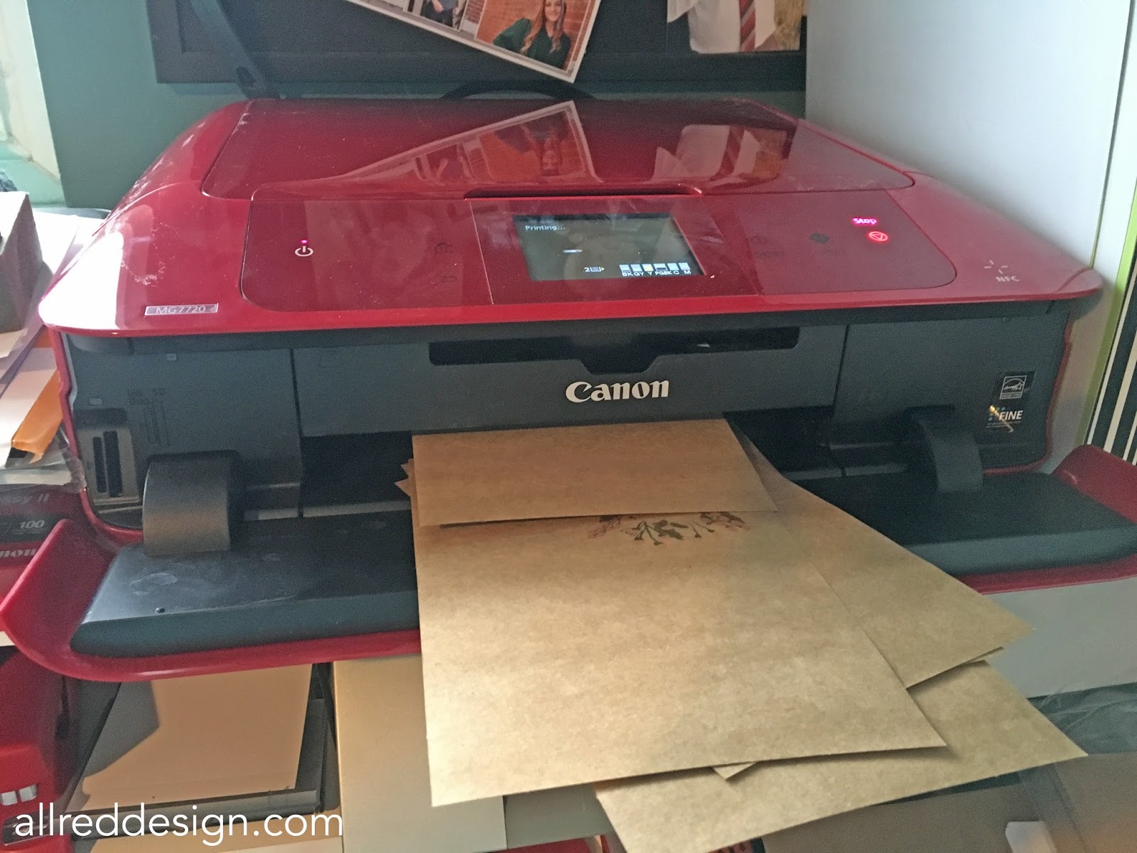 Allred Design Blog Quick & Easy Cards Printed on Store Bought Cards