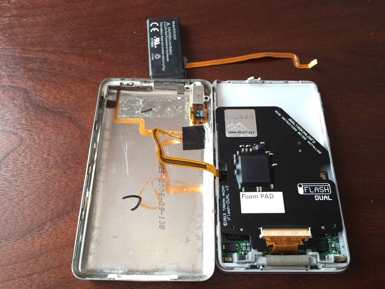 ipod classic(5世代)のHDDをSDカードに換装して容量を増やす | Workers 