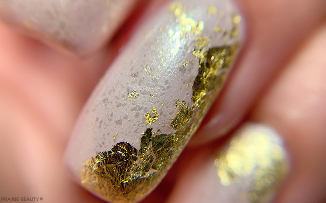 Prairie Beauty: NAIL ART: Gold Foil Ballet Slipper Nails