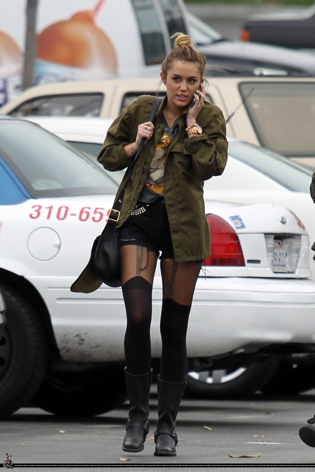 The Fashion Breakfast Miley Cyrus street style