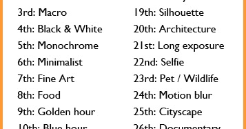 New: Fall Photography Challenge! | Boost Your Photography