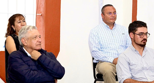 Recibe Guillermo Velázquez a AMLO para revisar avances del Plan Nacional de Reconstrucción